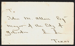 1839 Paris, France, to Galveston Tex. Folded letter datelined Paris, ...