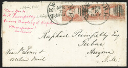 1861 April—Steamer and Stage to Tucson via Confederate Texas, ...