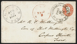 Adams Ex. Co. * Louisville, Ky. * Jul. 30, 1861. Clear strike of ...