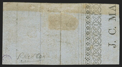 Goliad Tex., 5c Black on Gray, Type II, "GOILAD" Error (29X6a). Type ...