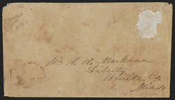 E. H. Cushing Express. Black on white newsprint label, C.S.A. Catalog ...