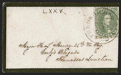 Major. R.L. Maury Correspondence. Three covers, first two bearing 5c ...
