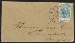 10c Dark Blue, Hoyer &amp; Ludwig (2b). Position 45 with "LITH OF ...