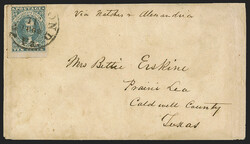 10c Dark Blue, Hoyer &amp; Ludwig (2b). Huge margins to clear at ...