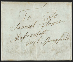 Natchez, Mississippi Territory to West Springfield Mass., 1800. ...