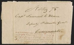 "Natchez 75", Mississippi Territory, May 23, 1800. Manuscript ...