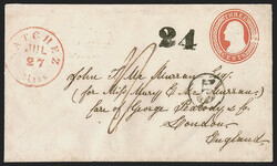 Natchez Miss. Jul. 27 (1854). Circular datestamp with "5" in circle ...