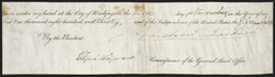 Andrew Jackson. Signature as President at bottom of vellum piece from ...
