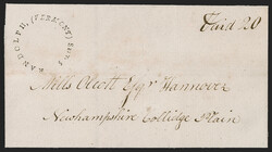 Randolph (Vermont) Sept. 5 (1802). Beautifully clear strike of fancy ...