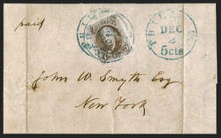 5c Red Brown (1). Balance of ten covers, one bearing a pair and the ...