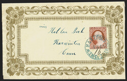 3c 1851-57 Issues on Ladies' and Valentine Covers. 58, range of ...