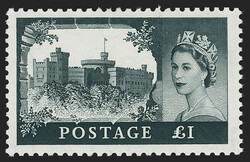 Great Britain, 1958, 2sh6p-£1 Castles, De La Rue Printing (SG ...