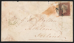Great Britain, 1853 Ocean Penny Postage Illustrated Propaganda Design ...