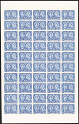 Canada, 1897, 2c, 3c, 8c, 20c, 50c Jubilee, Plate Proofs on India ...