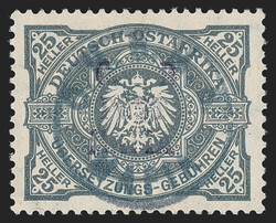 Mafia Island, 1915, 25h Gray (NL65; SG M32). Original gum, lightly ...