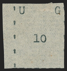 Uganda, 1895, 10(c) Black, Narrow Letters, Narrow Stamp (27; SG 27). ...