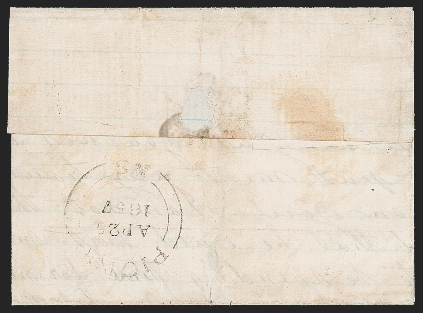 Image 1 for lot number 10040 for Robert A. Siegel - The James A. Allen Collection of Canada and British North America Postal History