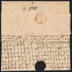 India, 1824, Horatio Hardy Signed Forwarder Cover to India. Long ...