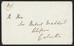 India, Landour, ca. 1850s, "LANDOUR/18?? JULY 3/BEARING" Framed ...