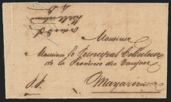 India (French Settlement), Karical, 1846, "KARICAL/Paid" Framed ...