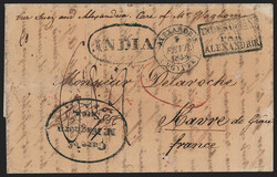 Egypt, 1837, "Care of Mr. Waghorn, Suez" (Sidebottom 3; Smith 3). ...