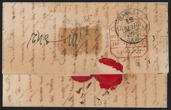 Egypt, 1837, "Care of Mr. Waghorn, Suez" (Sidebottom 3; Smith 3). ...