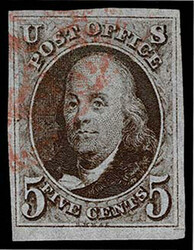 6605005: United States 1847 Issue - Sheet margins / corners