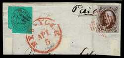 6605005: United States 1847 Issue - Express delivery stamps