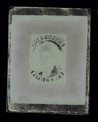 SR SPERATI Reproduction: 1845 reversed glass cliché in ...