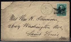 UNITED STATES: Classic Fancy Cancels Forgeries; 8 fabulous covers  ...