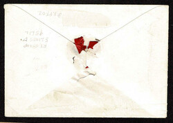 UNITED STATES: Massachusets; 1852 - 55 brownish carmine, forwarded ...