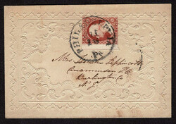 UNITED STATES:Pennsylvania; 1851-1855 3c brownish carmine ,SHEET ...