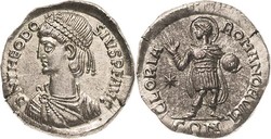 10.40.30: Ancient Coins - Eastern Roman Empire - Theodosius II, 402 - 450