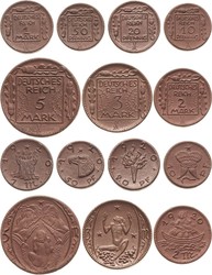 125.90: Notmünzen / Wertmarken - Porzellanmünzen