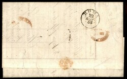 Frode postale - Modulo affrancato con esemplare del 1 grana (3) ...