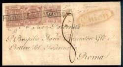 1° giorno di Chieti (8° giorno d'uso francobolli di Napoli) - ...