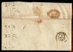 Lettera in PD da Napoli 3 NOV.1858 affrancata con 5 grana rosa ...