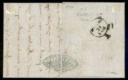 Lettera da Padova del 20.7.1850 per Milano affrancata con striscia di ...
