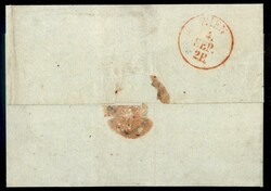 Lettera da Venezia (R50 P.ti 5) del 1.9.1850 per Vienna 8Austria) ...