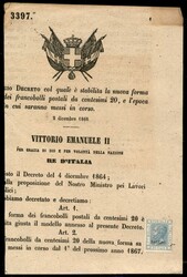 3415101: Italien Königreich - Vittorio Emanuele II