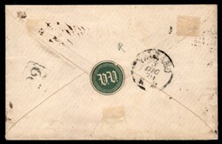 Da Comitini (manoscritto) - 20 cent (26) annullato con numerale a ...