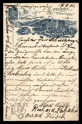 Arona Locarno 17.7.01 - annullo del battello postale su 10 cent ...