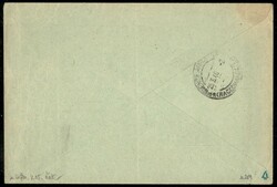 1929 - 20 lire verde giallo (259) isolato su atto giudiziario da ...