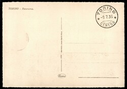 Cartolina illustrata con applicati 10 cent + 20 cent + 1,25 lire - ...