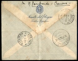 2,55 lire + 2 lire Bimillenario Augusteo (425) isolato su ...