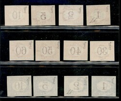 Prove d'Archivio (P3/P14) - serie completa - 12 valori - gomma ...