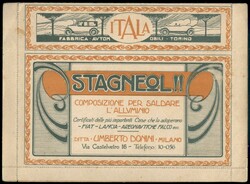 BLP - 10 cent (1) nuovo su busta (Nazionale 11/20) completa di foglio ...