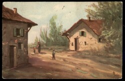 Saseno - Comando Distaccamento Marina - cartolina con coppia del 10 ...