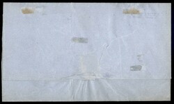 Coppia del 1 grano (3) su involucro da Gallipoli a Ostuni - precisa a ...