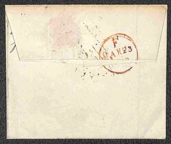 Lettera via atlantico da Boston a Londra del 1.1.03 via Liverpool con ...